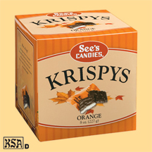 See's Candies Orange Krispys